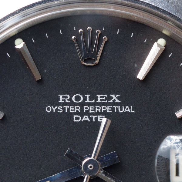 ROLEX OYSTER PERPETUAL DATE Ref.1500 Black Matte Dial