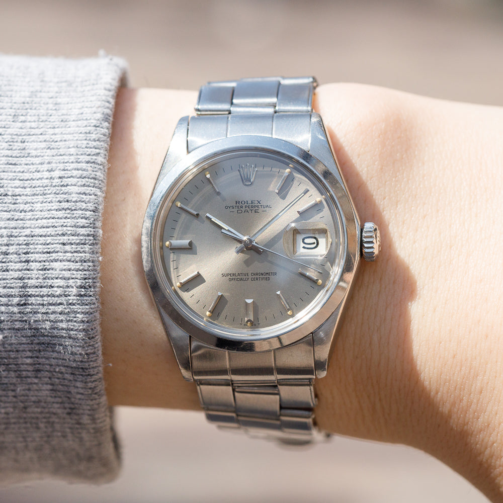ROLEX OYSTER PERPETUAL DATE Ref.1500 London Sky