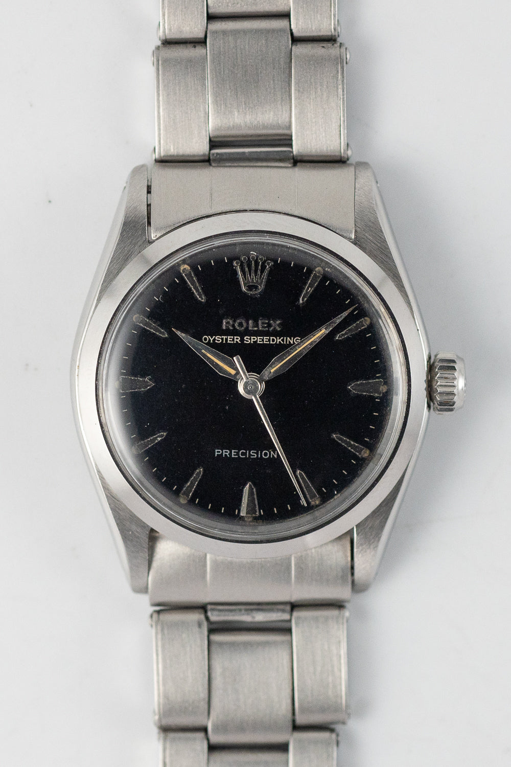 ROLEX OYSTER SPEEDKING Ref.6420 Black Gilt Dial