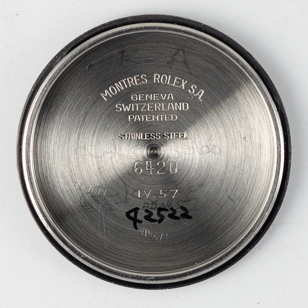 ROLEX OYSTER SPEEDKING Ref.6420 Black Gilt Dial