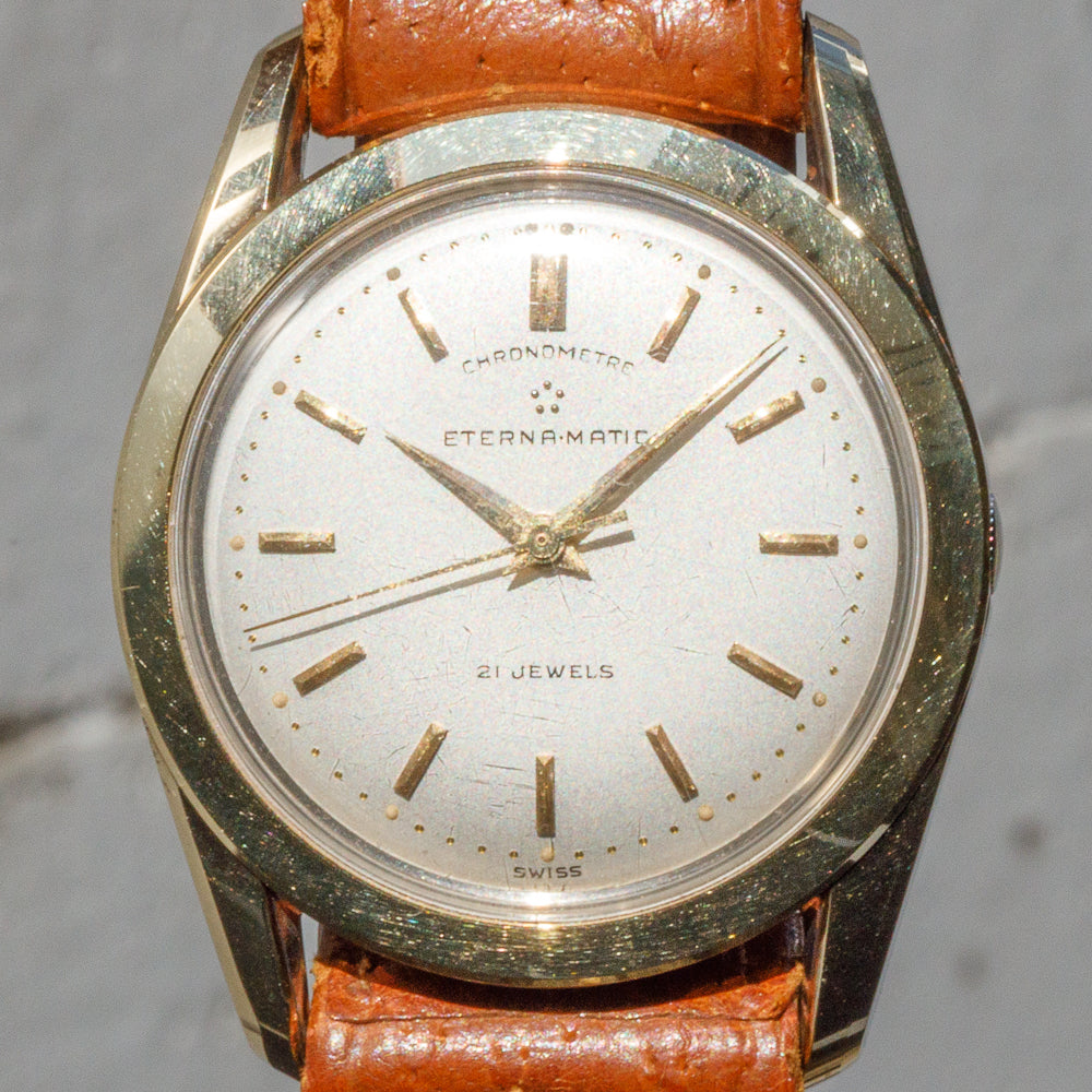 ETERNA MATIC 腕時計 本体　稼働 ETERNA-MATIC Chronometre NOS with BOX – TIMEANAGRAM