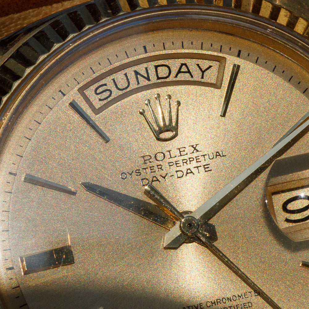 ROLEX DAY-DATE Ref.1803 “Doorstop Dial” – TIMEANAGRAM