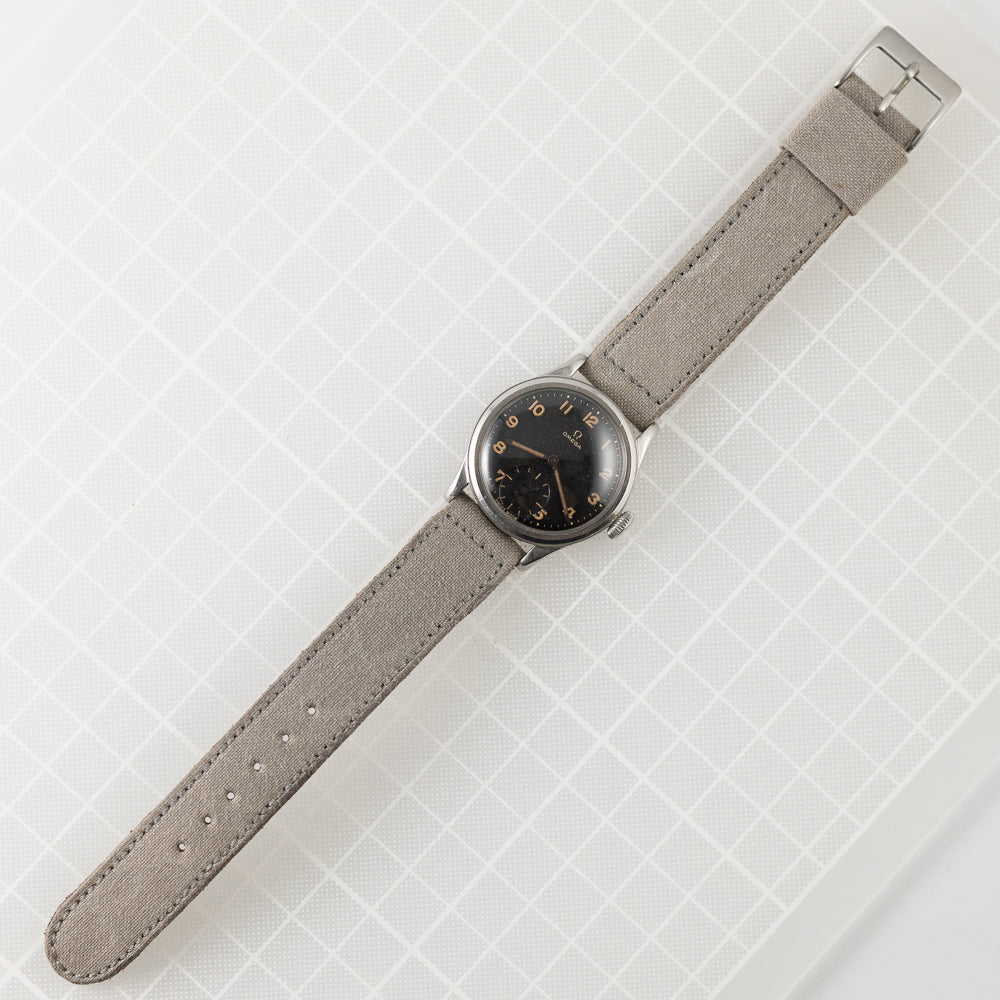 OMEGA SEI-TACCHE Black Gilt Dial