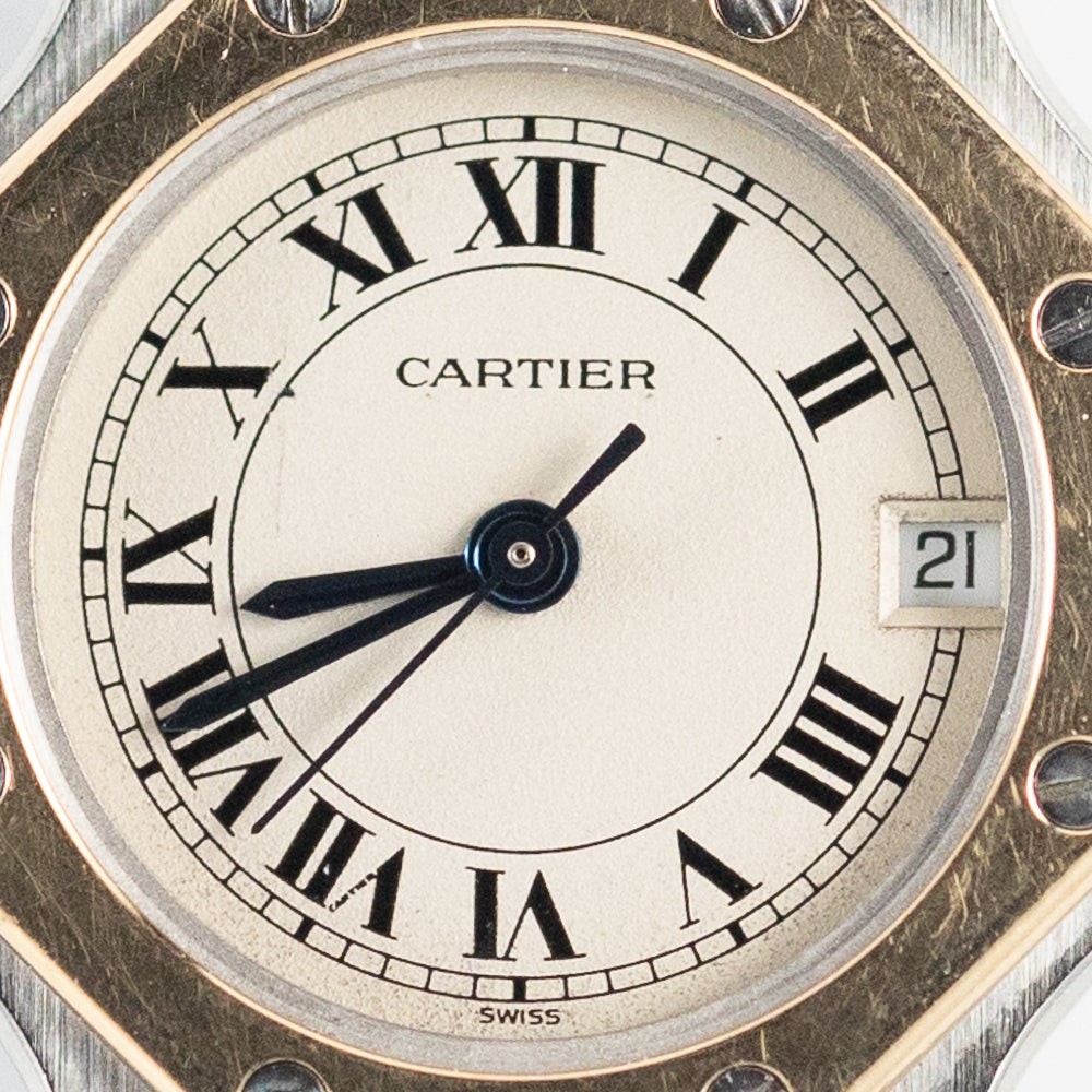 CARTIER SM SANTOS OCTAGON Ref.187903 – TIMEANAGRAM