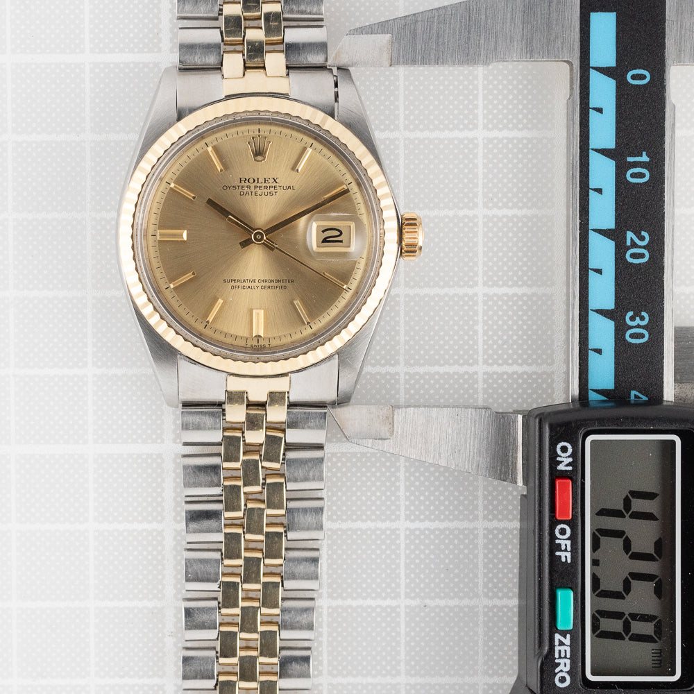 ROLEX DATEJUST no lum Ref.1601 Box paper