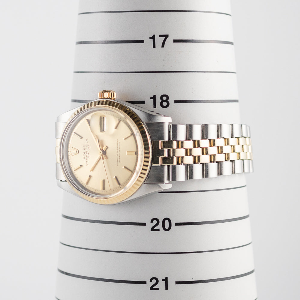 ROLEX DATEJUST no lum Ref.1601 Box paper – TIMEANAGRAM