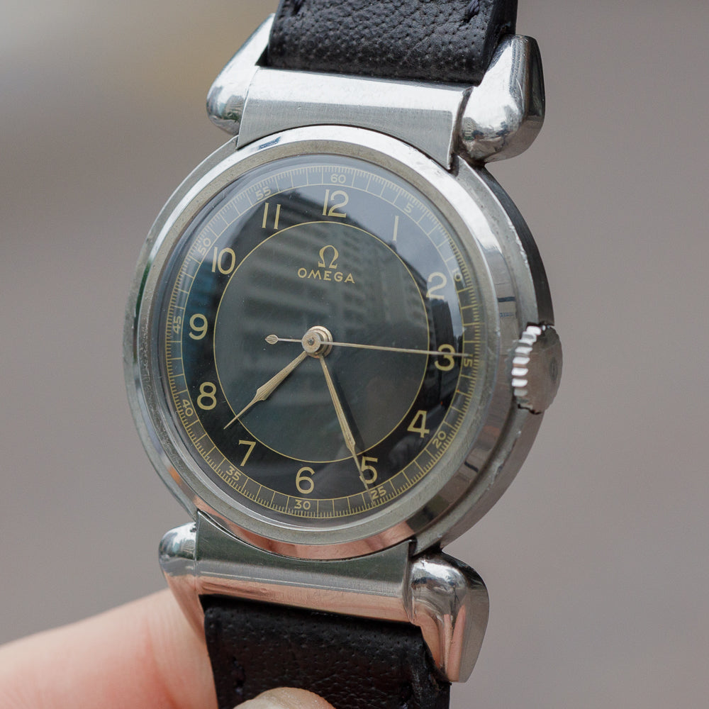 OMEGA Ref.CK2014 Big Scarab Black gilt Dial