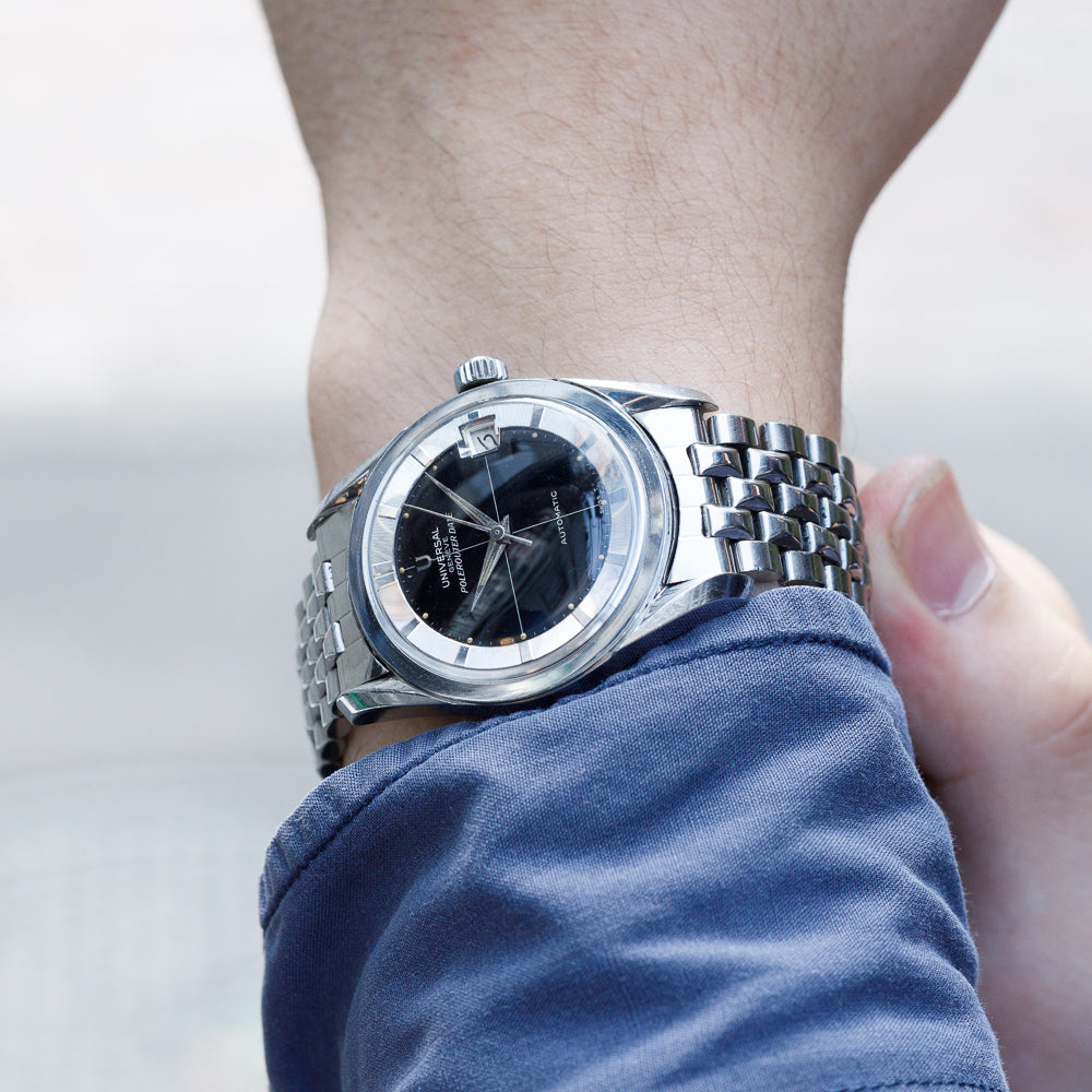 UNIVERSAL GENEVE POLEROUTER DATE Ref.869102/03 – TIMEANAGRAM