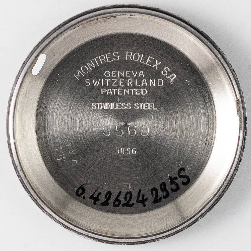 ROLEX OYSTER PERPETUAL Ref.6569 Black Gilt Pie Pan Sector Dial