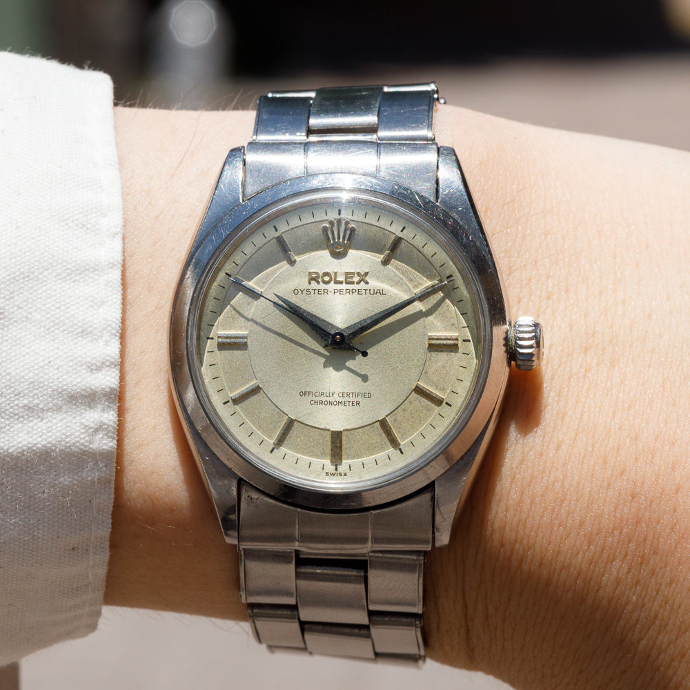 ROLEX OYSTER PERPETUAL Ref.6564 Pie Pan Sector Dial