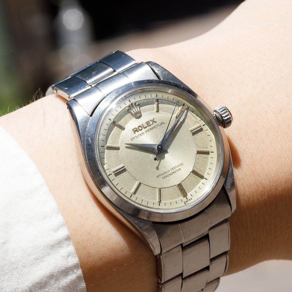 ROLEX OYSTER PERPETUAL Ref.6564 Pie Pan Sector Dial