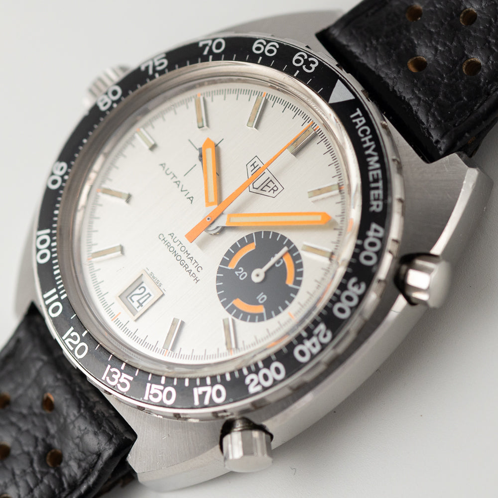 HEUER AUTAVIA Ref.1563 T orange boy
