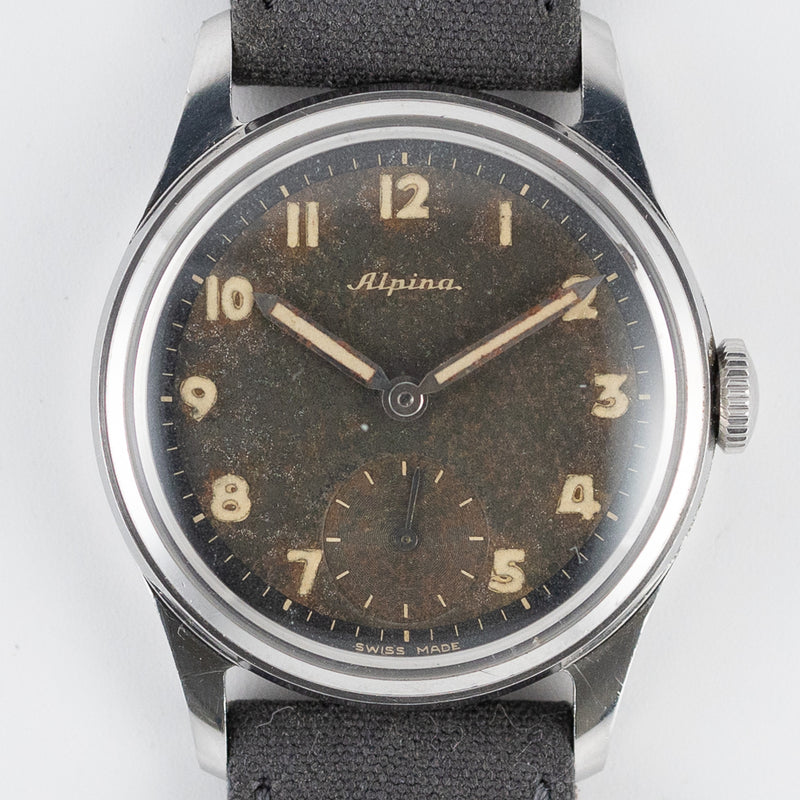 Alpina Two Tone Black Dial