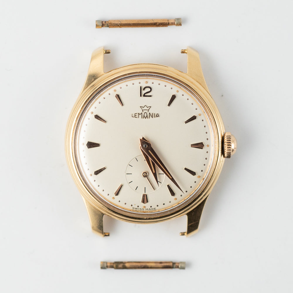 LEMANIA 18KRG Waterproof Calatrava Step Bezel