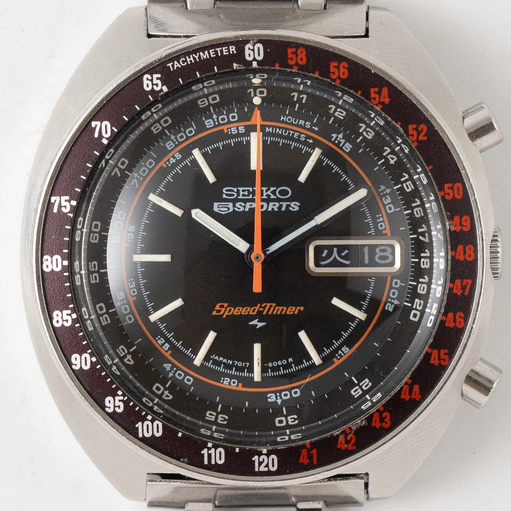 SEIKO SPEED-TIMER Ref.7017-6050 JDM FLY BACK