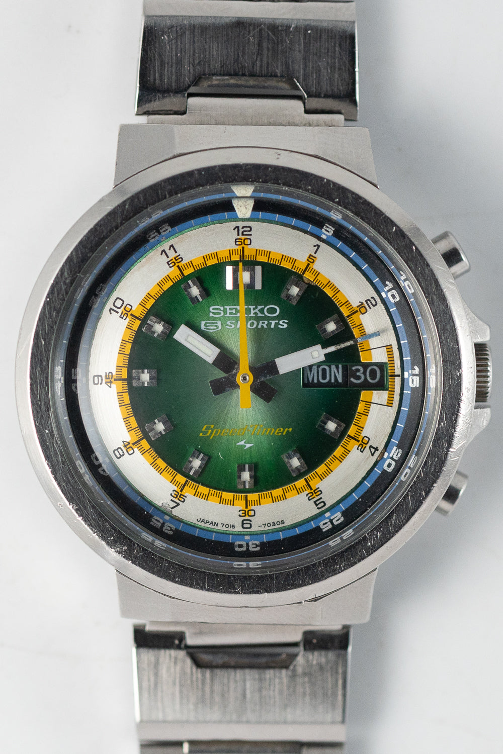 SEIKO 5 SPORTS SPEEDTIMER REF.7015-7020 Hulk