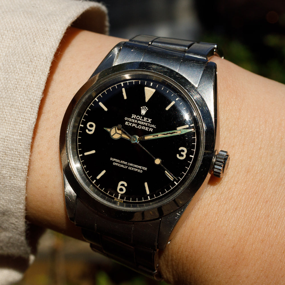 ROLEX EXPLORER Ref.1016 EXCLAMATION Gilt Dial Chapter Ring