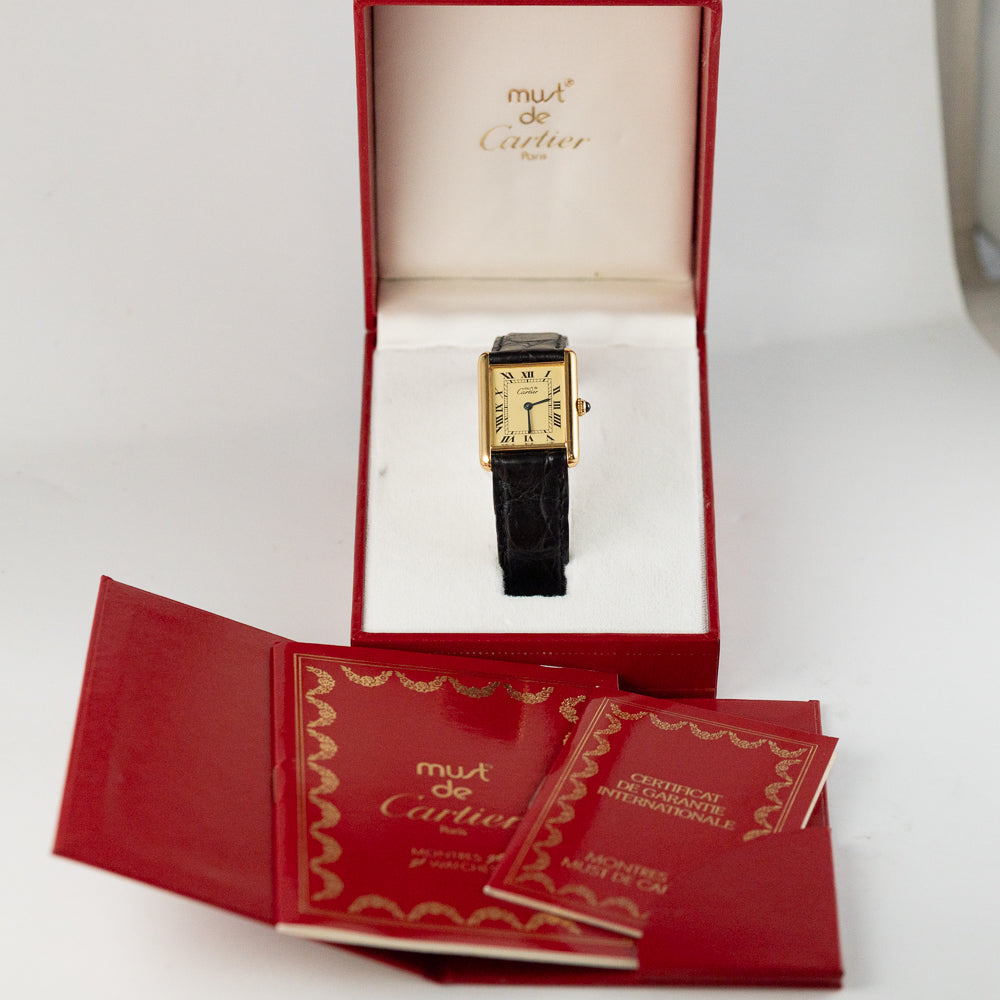CARTIER LM MUST DE TANK REF.590005