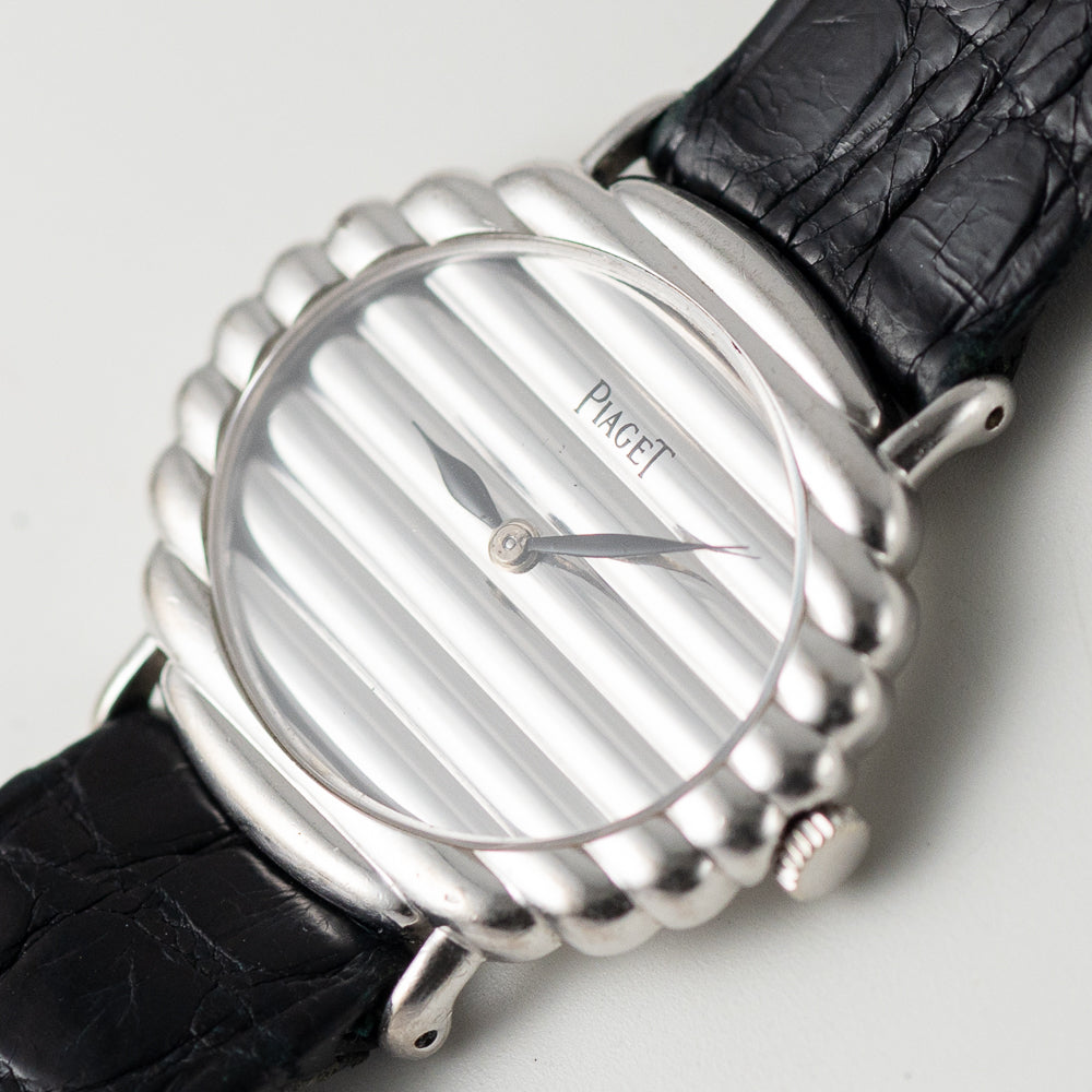 春新作の & Case Ribbed Ref.98170 PIAGET Dial TIMEANAGRAM – ピアジェ