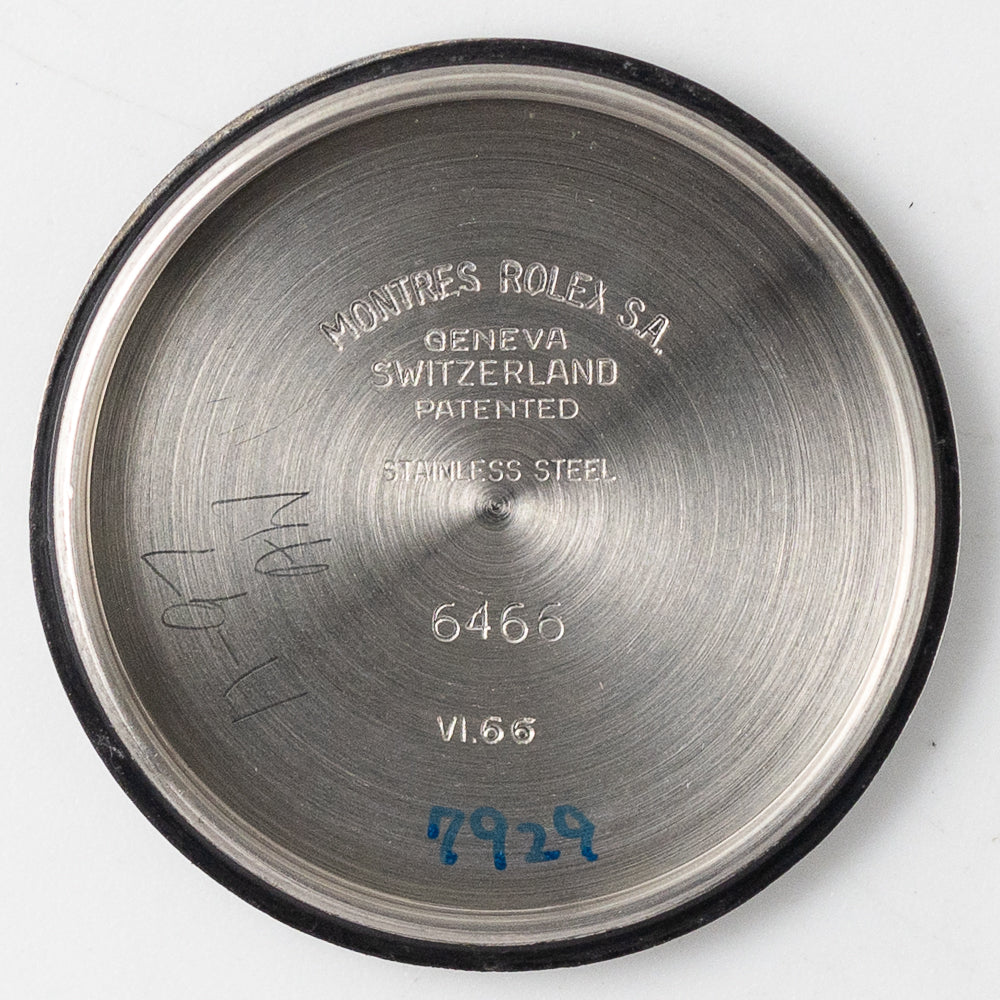 ROLEX OYSTERDATE Ref.6466 Black Gilt Dial