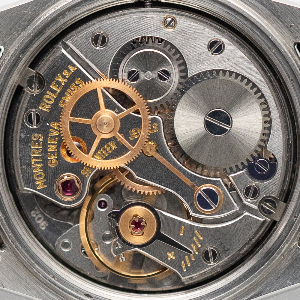 ROLEX OYSTERDATE Ref.6466 Black Gilt Dial