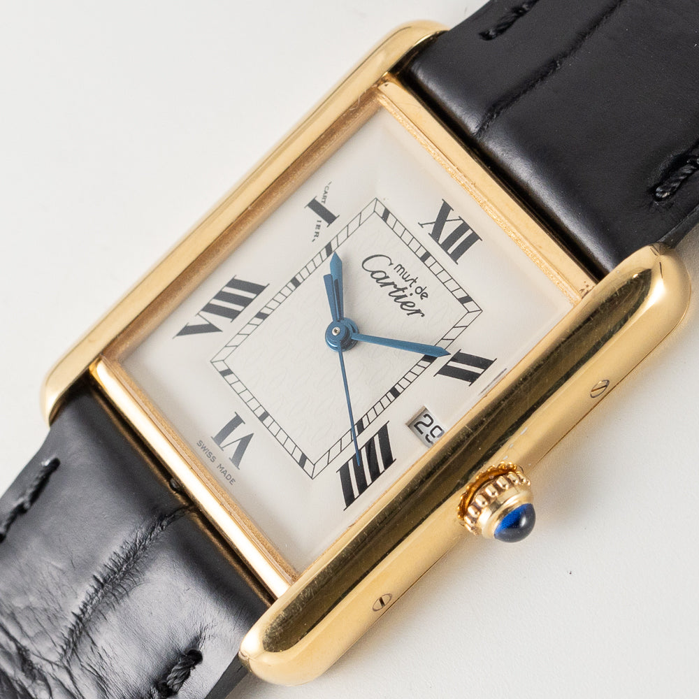 CARTIER GM MUST DE TANK REF.2413 with BOX – TIMEANAGRAM