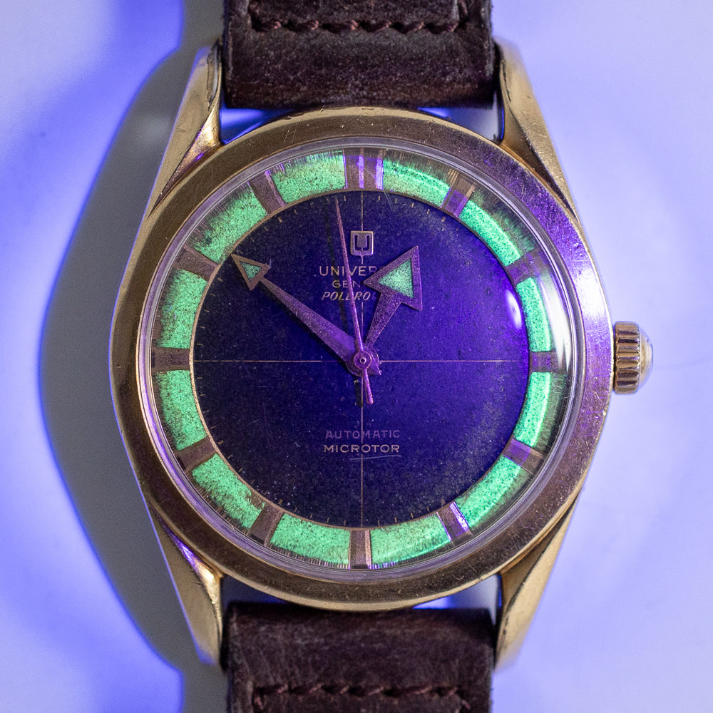 UNIVERSAL GENEVE POLEROUTER broad arrow – TIMEANAGRAM
