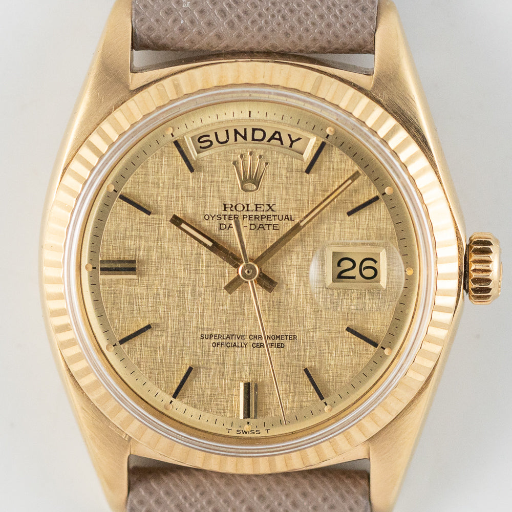 ROLEX DAY-DATE Ref.1803 Linen Dial