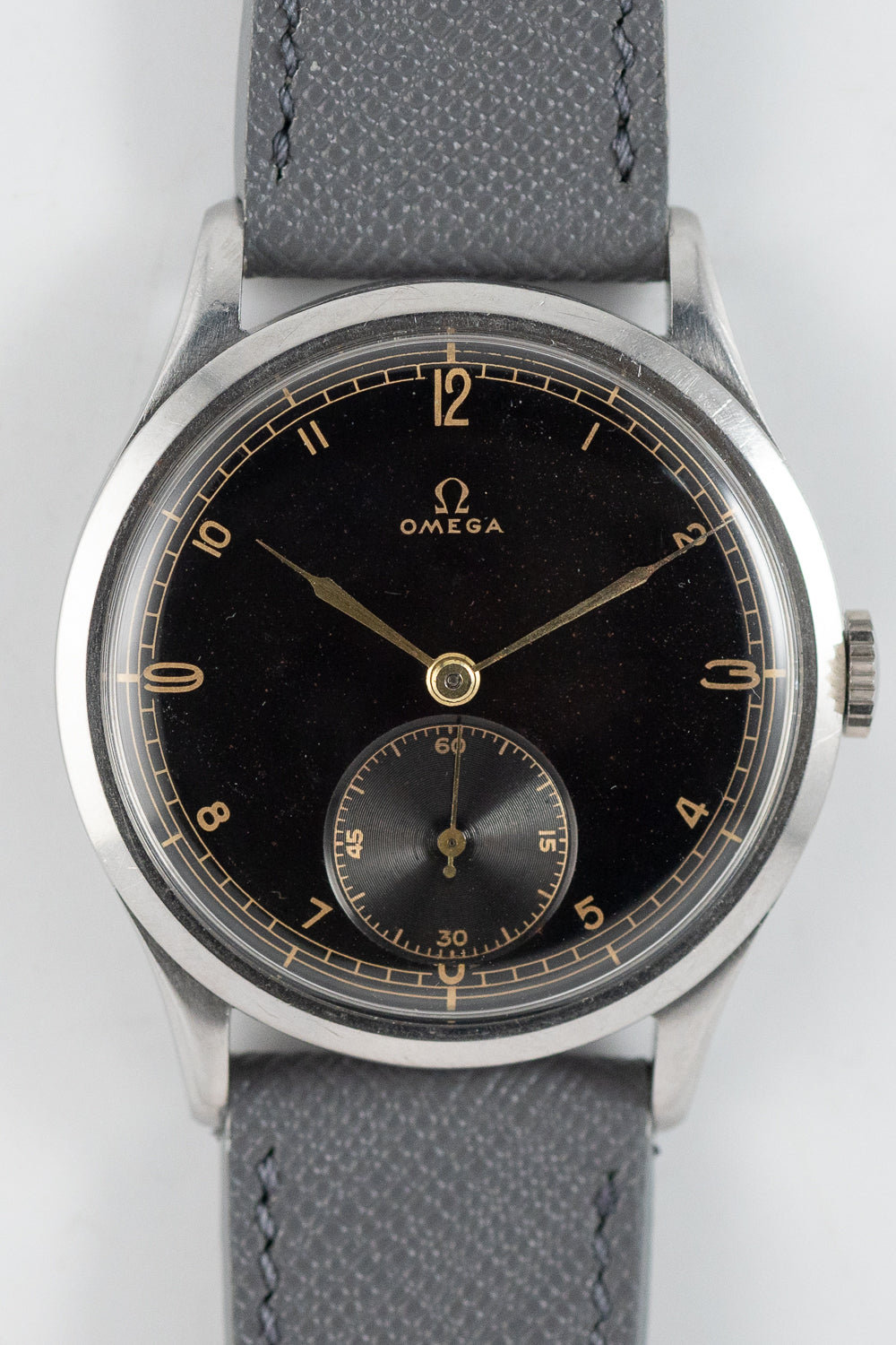 OMEGA Ref.CK2181 Oversize 38mm Black Gilt dial Cal.30T2 – TIMEANAGRAM