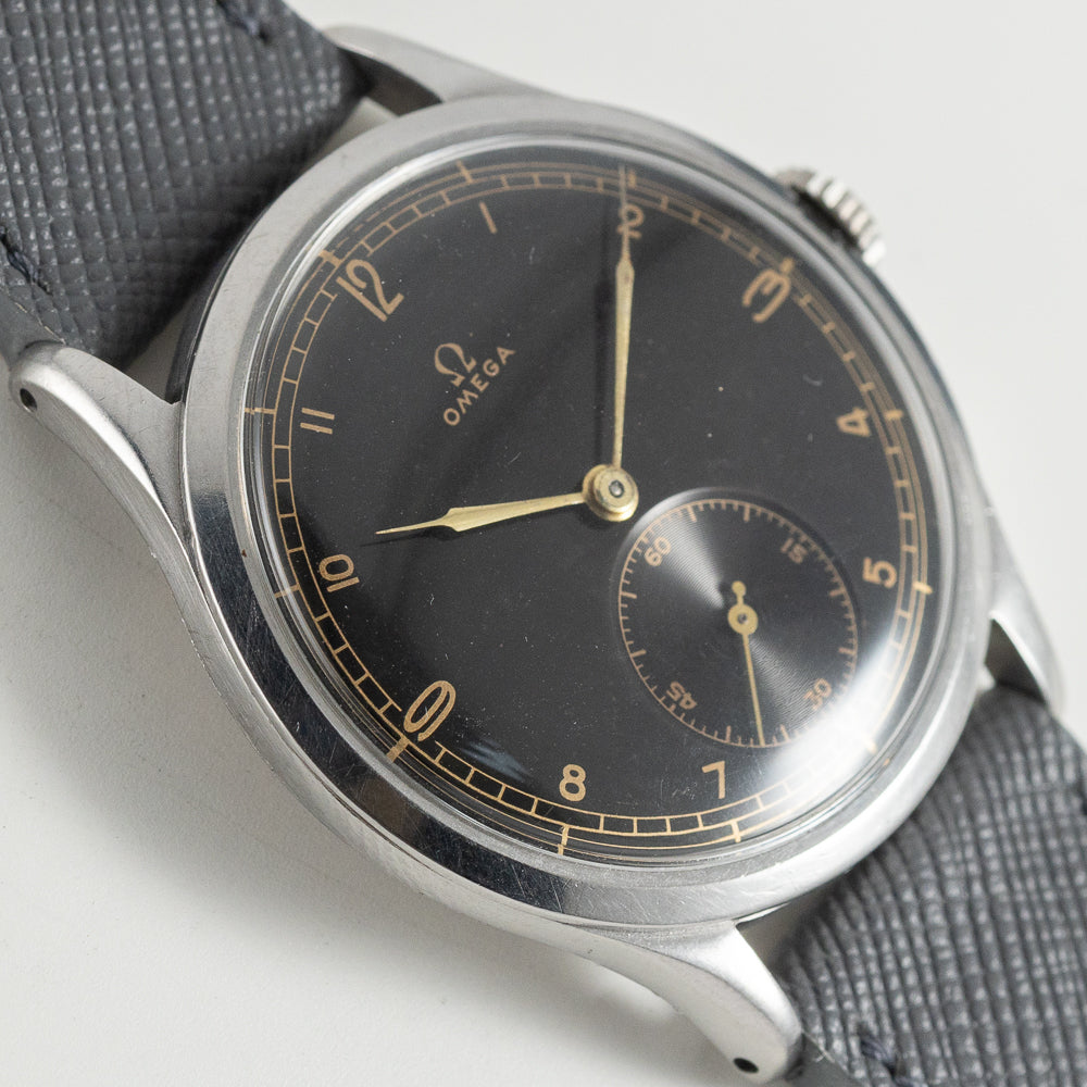 OMEGA Ref.CK2181 Oversize 38mm Black Gilt dial Cal.30T2