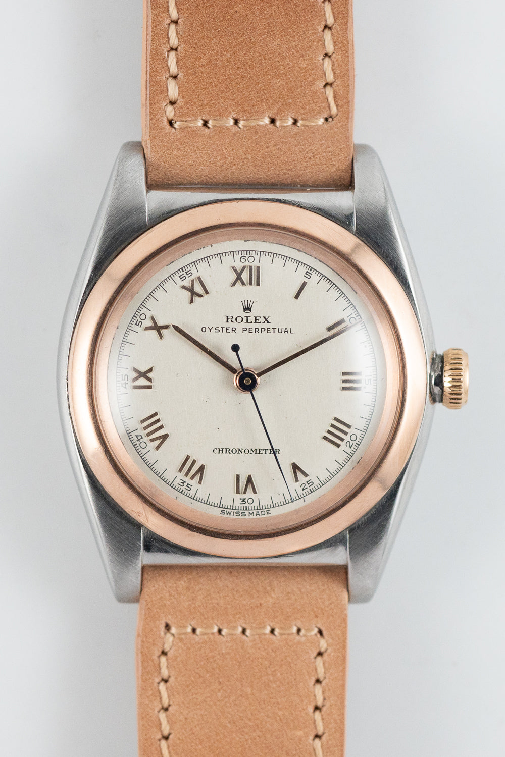 ROLEX BUBBLE BACK Ref.2940 Applied Roman Dial