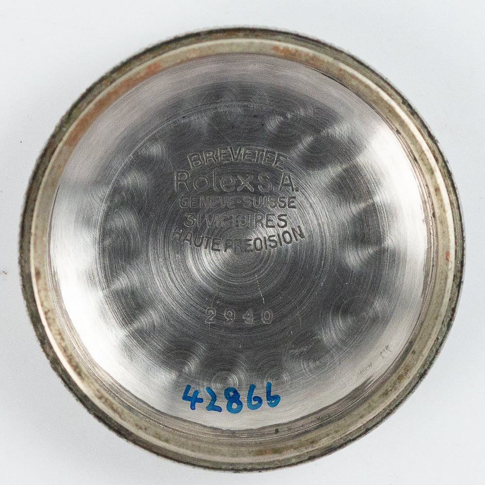 ROLEX BUBBLE BACK Ref.2940 Applied Roman Dial
