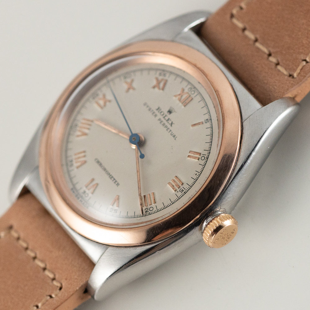 ROLEX BUBBLE BACK Ref.2940 Applied Roman Dial