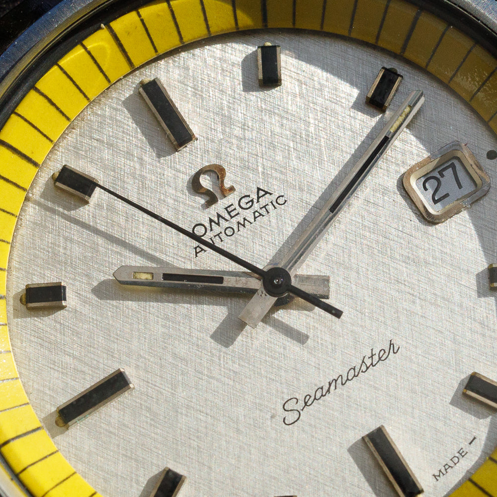 OMEGA Seamaster Ref.166.066 Big Yellow Linen Dial TIMEANAGRAM
