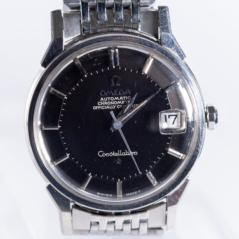 OMEGA Constellation Ref.168.005 Mint Black Gilt Dial – TIMEANAGRAM