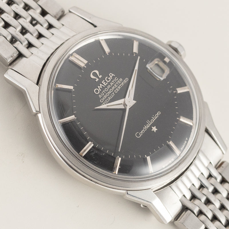 OMEGA Constellation Ref.168.005 Mint Black Gilt Dial