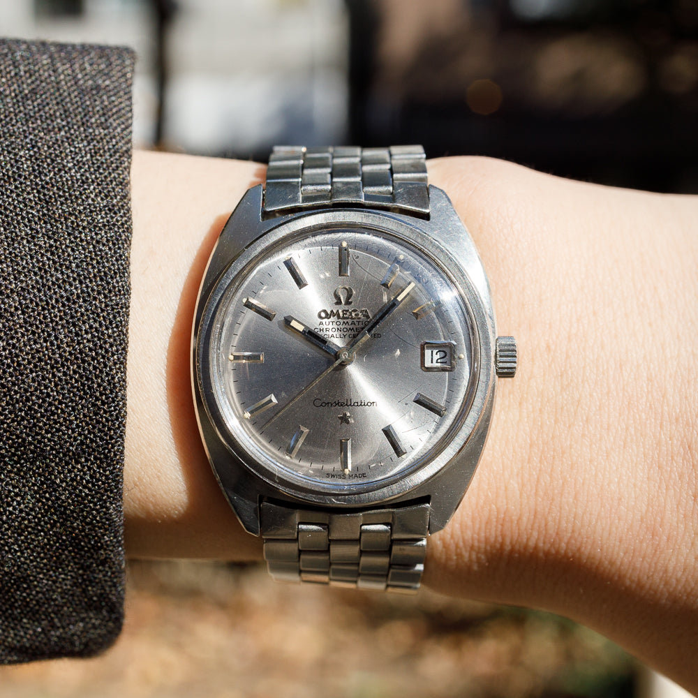 OMEGA CONSTELLATION REF.168.017 C LINE CASE GRAY DIAL