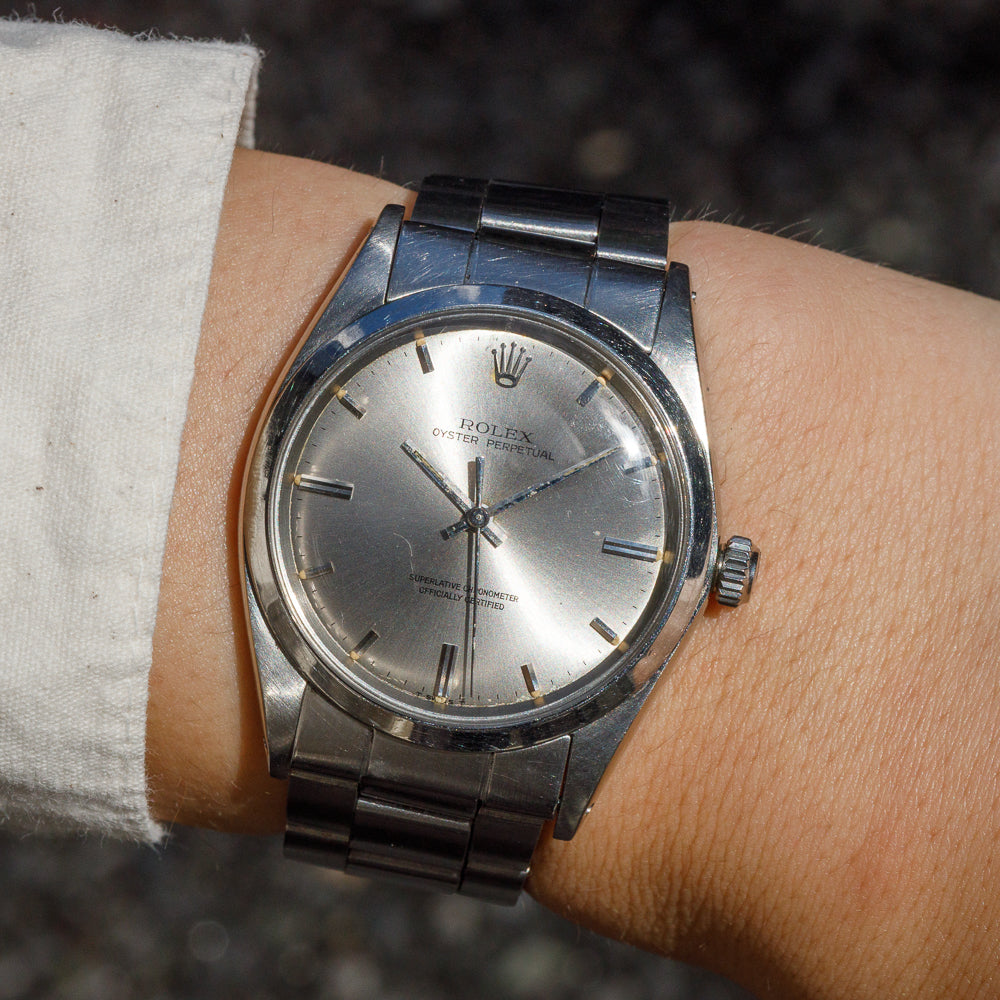 ROLEX BIG OYSTER PERPETUAL Ref.1018 Gray Dial – TIMEANAGRAM