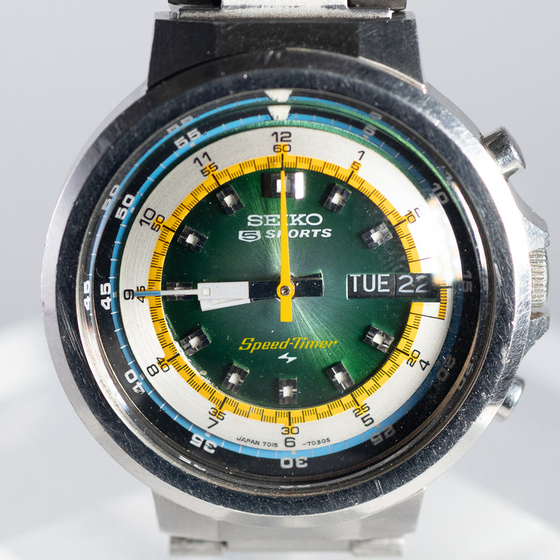SEIKO 5 SPORTS SPEEDTIMER REF.7015-7020 Hulk