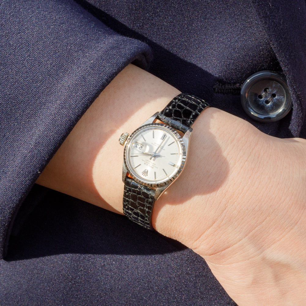 ROLEX OYSTER PERPETUAL DATEJUST Ref.6517 18KWG