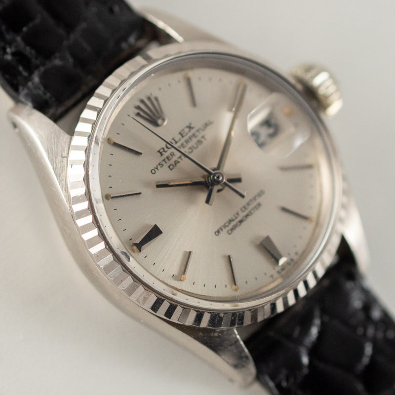 ROLEX OYSTER PERPETUAL DATEJUST Ref.6517 18KWG