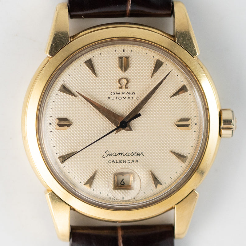 OMEGA Seamaster Calendar Ref 2627 18KYG TIMEANAGRAM omega-seamaster-calendar-ref-2627-18kyg-timeanagram