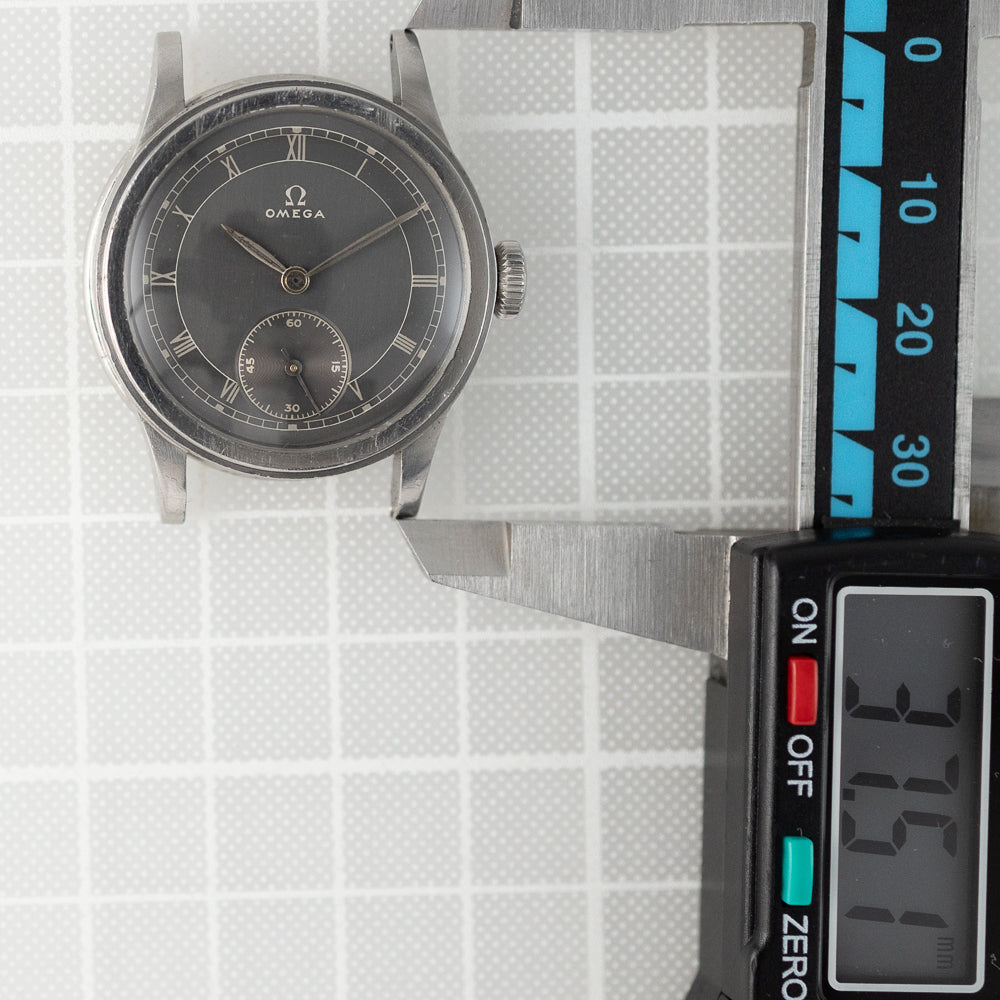 OMEGA Cal.23.4SC Earliest Waterproof Model Grey Gilt Dial