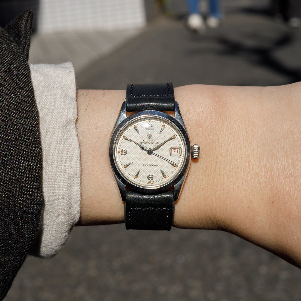 ROLEX OYSTERDATE Ref.6266 GUILLOCHE Dial