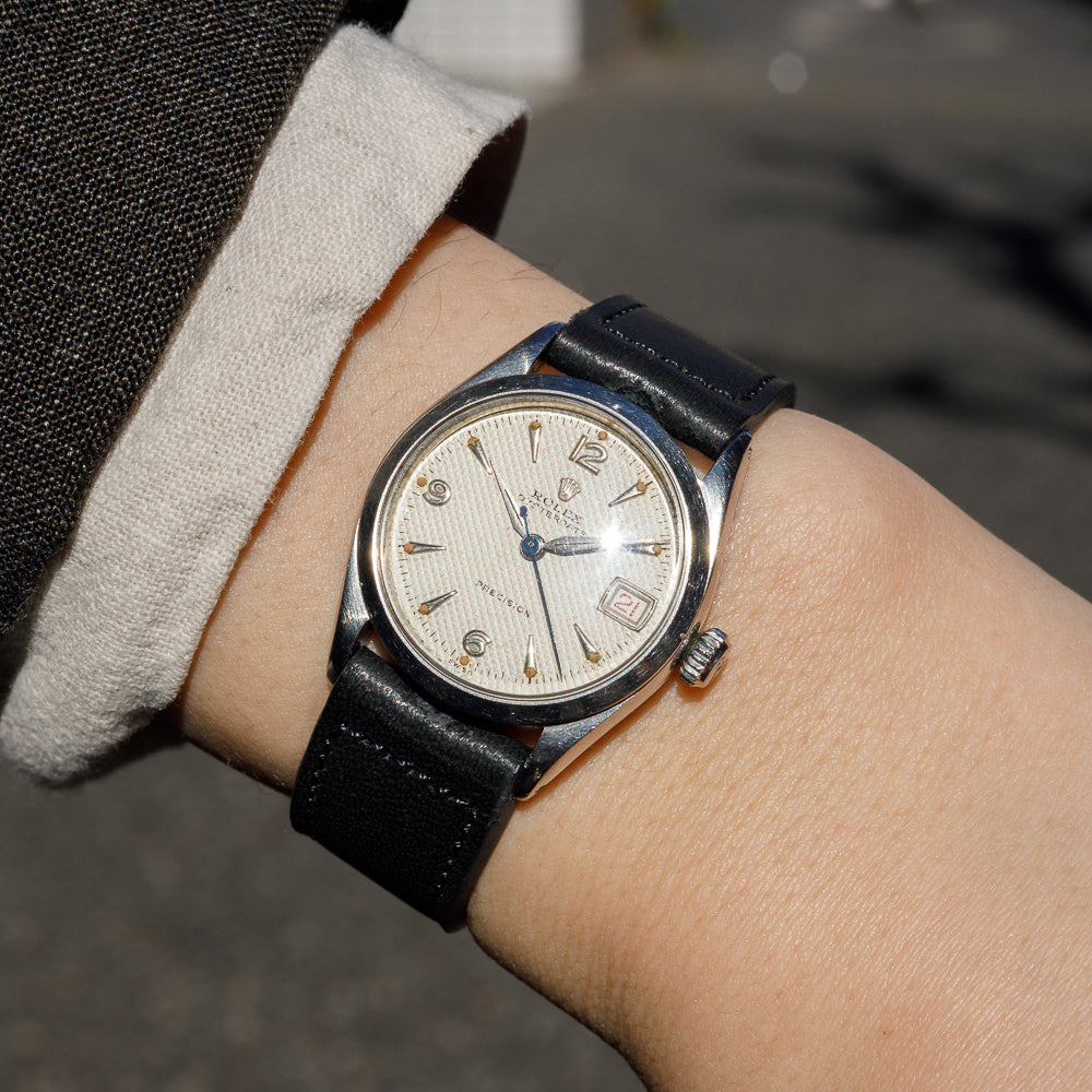 ROLEX OYSTERDATE Ref.6266 GUILLOCHE Dial