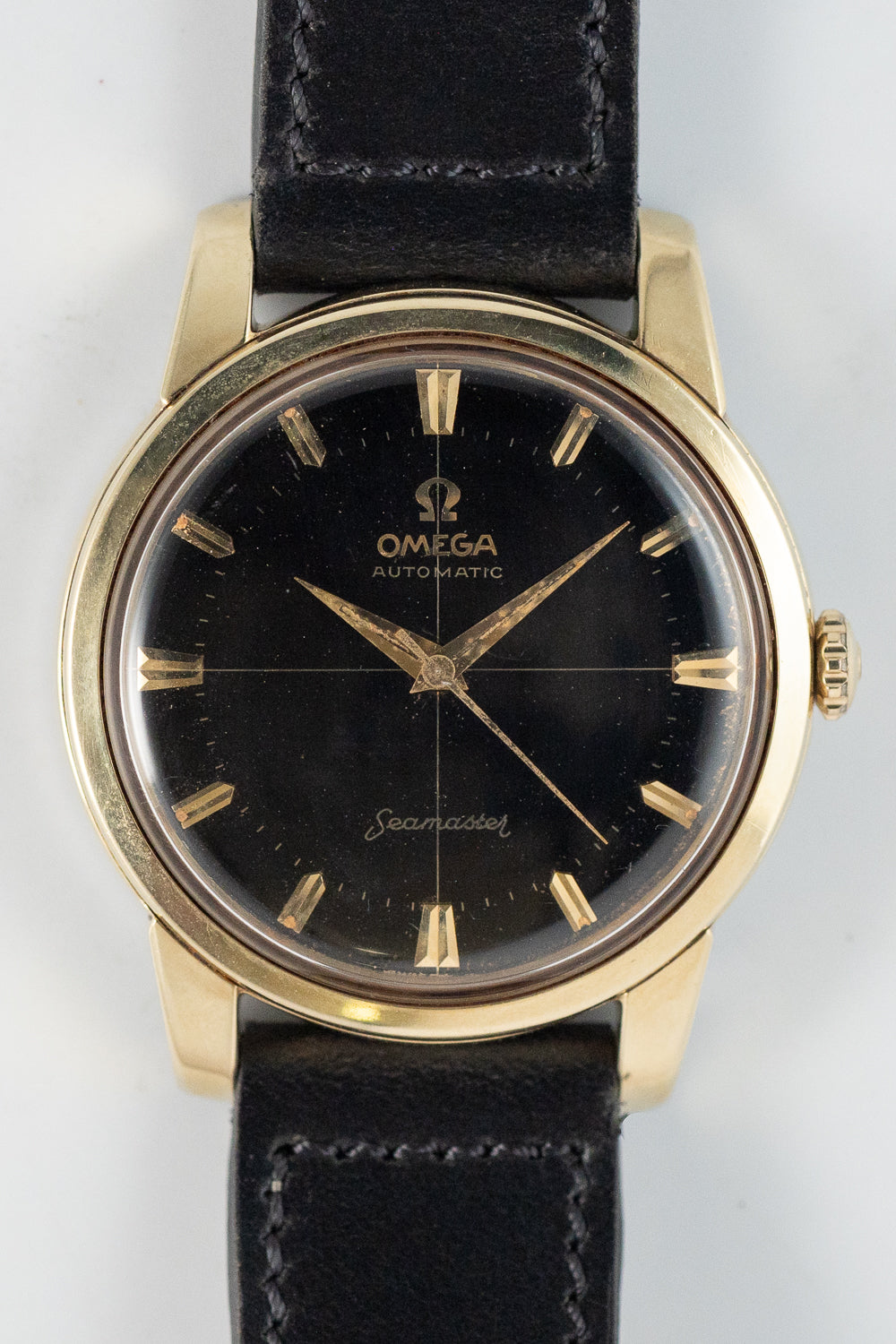 OMEGA JUMBO SEAMASTER Ref.14764 Black Gilt Dial – TIMEANAGRAM