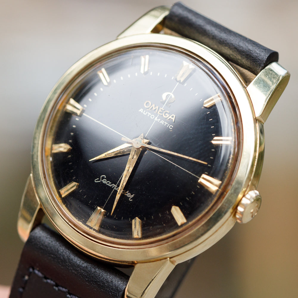 OMEGA JUMBO SEAMASTER Ref.14764 Black Gilt Dial