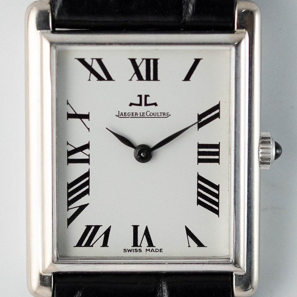 JAEGER LECOULTRE Tank Ref.6029 22 18k white gold – TIMEANAGRAM