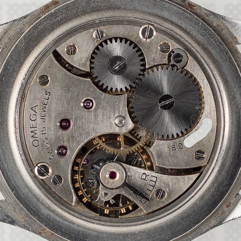 OMEGA Oversize 38mm Black Gilt dial Cal.26.5SOBT2