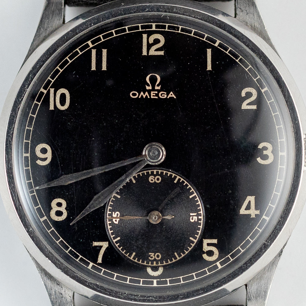 OMEGA Oversize 38mm Black Gilt dial Cal.26.5SOBT2